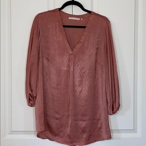 Silky Blush Pink Blouse.